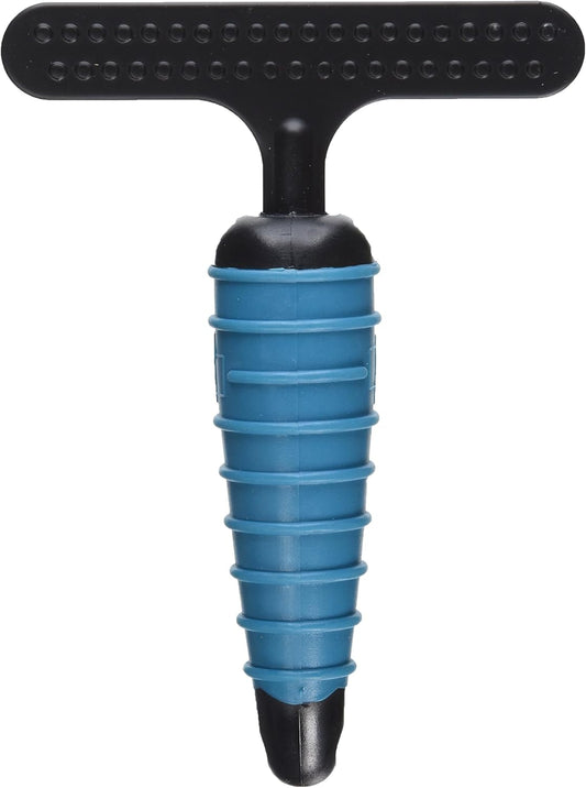 Master Grooming Tools Ergonomic Double-Row Undercoat Rakes — Efficient Tools for Grooming Dogs, 39 Pins, Blue