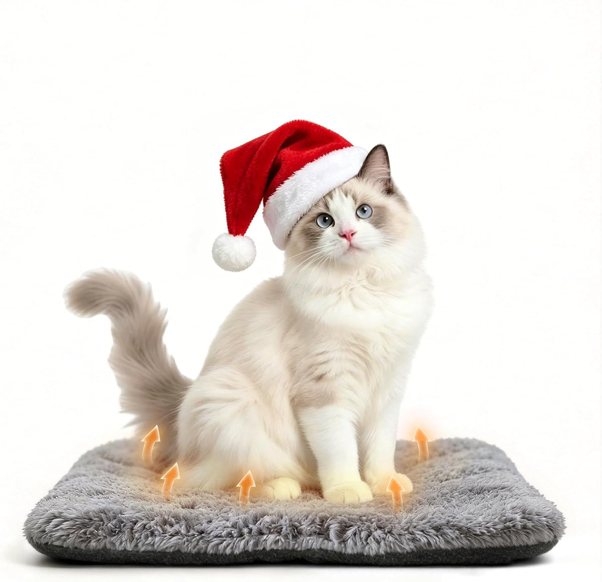 Mufico Self Warming Cat Bed Mats, Black, 19.6"X 15.7"