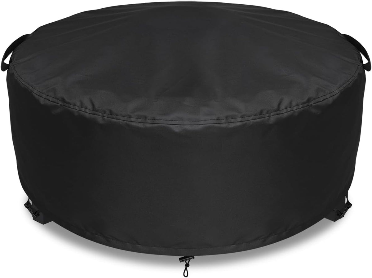 Round Fire Pit Cover for Solo Stove 42 Inch Fire Pit Surround Tabletop