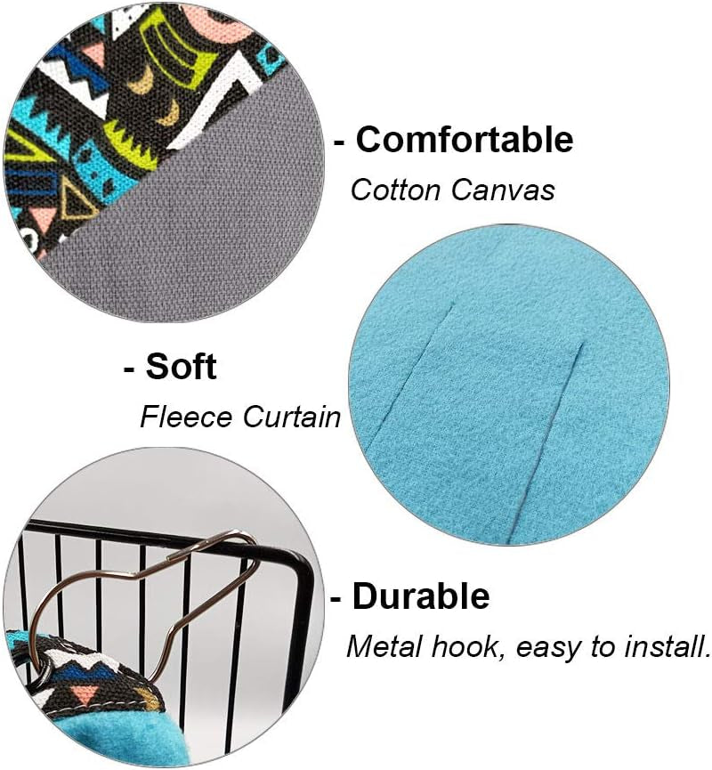 RIOUSSI Guinea Pig Hideout Hideaway Corner Fleece Toys Cage Accessories