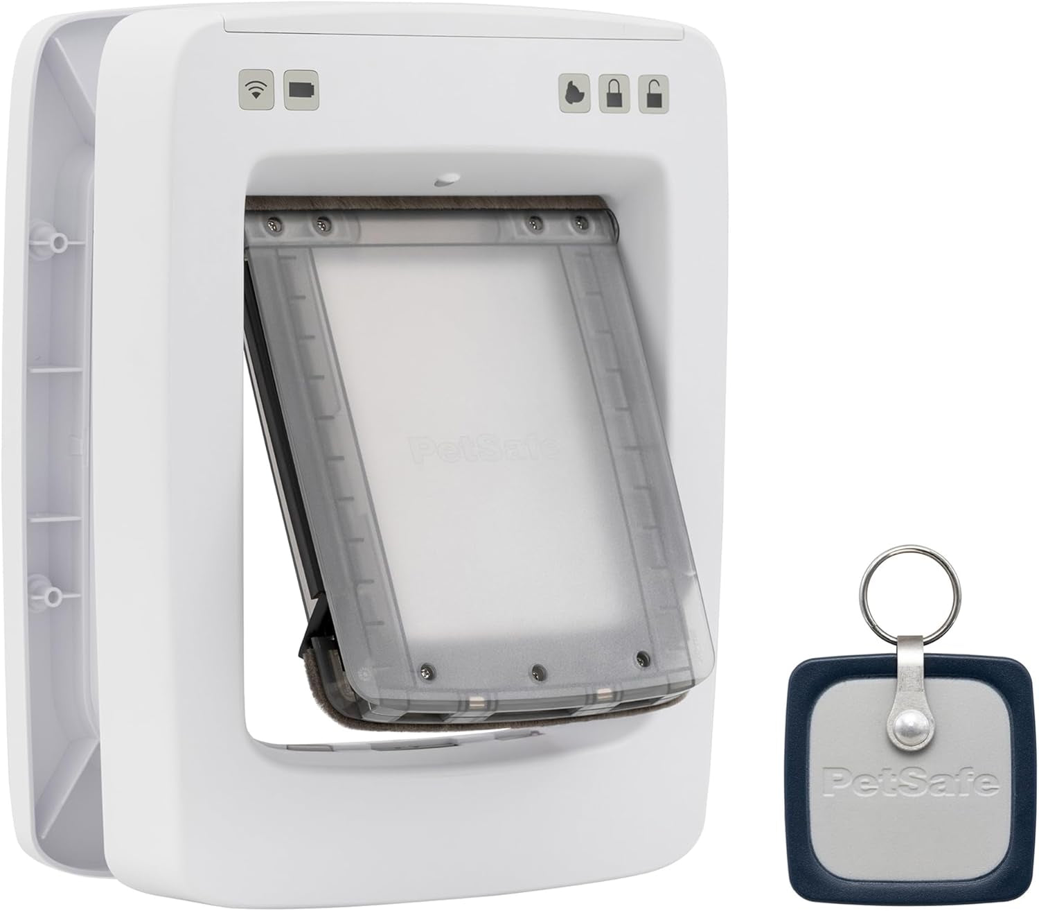 Petsafe Never Rust Smartdoor Connected Pet Door, Dog and Cat, Selective Entry and Exit, App Enabled Pet Door, Smart Device, Smartphone Controlled, Customize Schedule, Multiple Pets, Medium