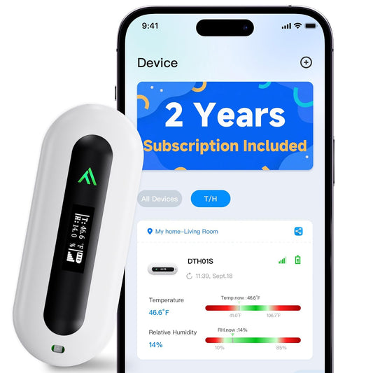 4G Cellular Temperature Monitor for RV Pet Safety with Real-Time Alarm