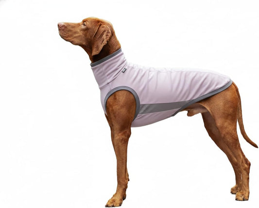 Big Dog Cooling Vest with UPF 50+ Sun Protection, Instant Cooling Shirt for Large Dogs, Lightweight Summer Breathable for Weimaraner, Vizsla, Dalmatian (Purple, Large(Chest 26'',Back 23'))