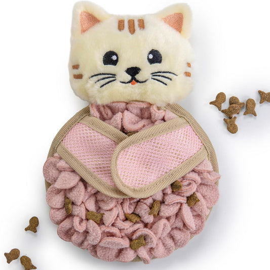 Catstages Snuffle Mat Interactive Treat Dispenser Cat Toy, 8.7" X 5.9"