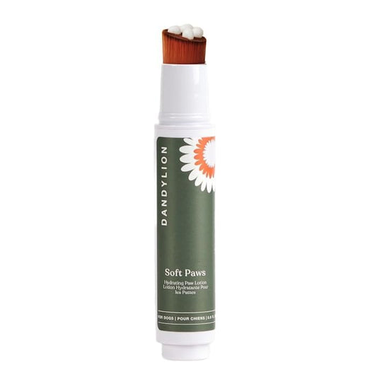 Dandylion, Dog Paw Balm, Soft Paws, Paw Moisturizer for Dogs with Brush