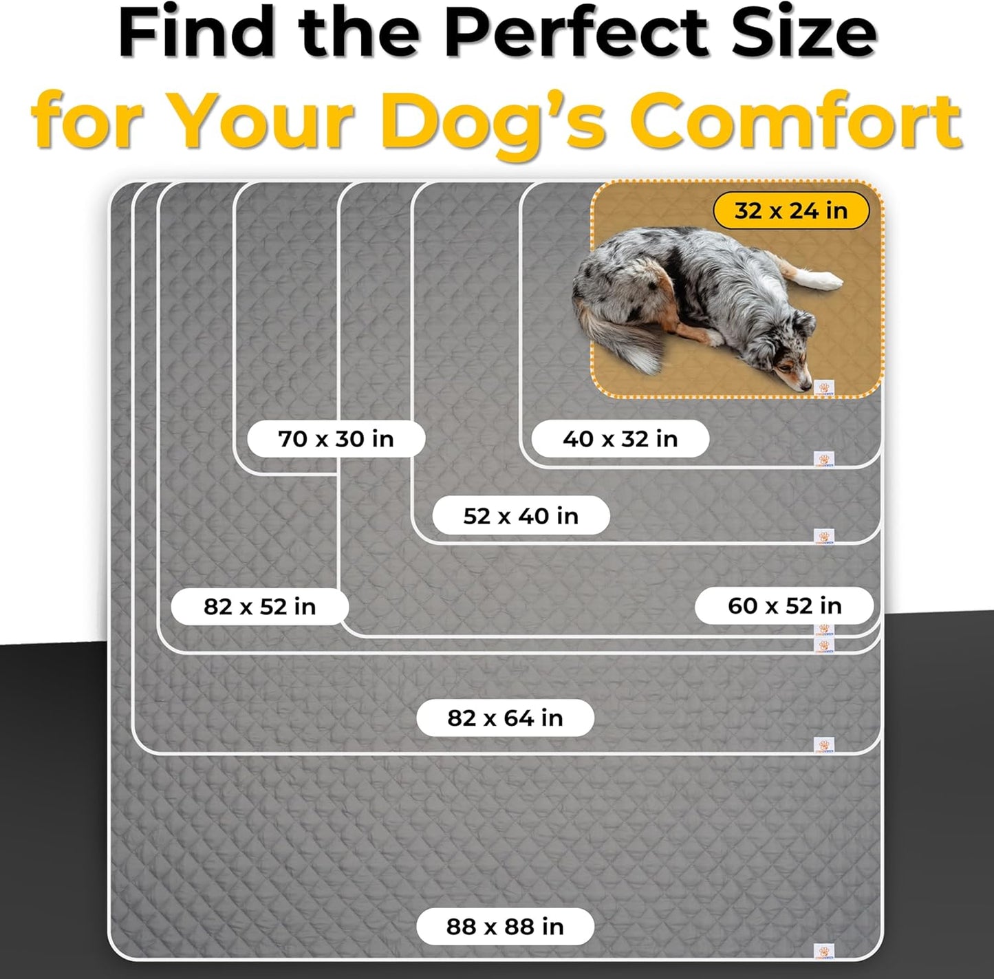 Waterproof Dog Blanket for Couch – Pet Hair Resistant Sofa Protector - Non Slip Dog Couch Cover - Washable Waterproof Pet Blanket for Sofa Bed Car - Reversible Dog Blanket for Couch Protection