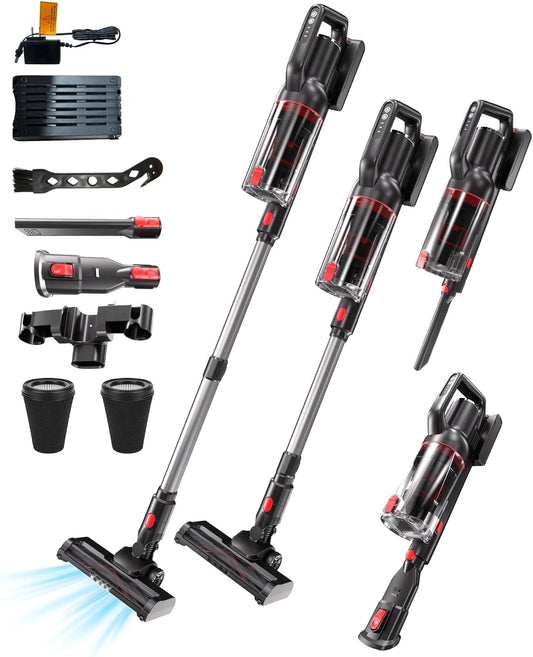 Pet Cordless Stick Vacuum Cleaner, Upright Vacuum Cleaning