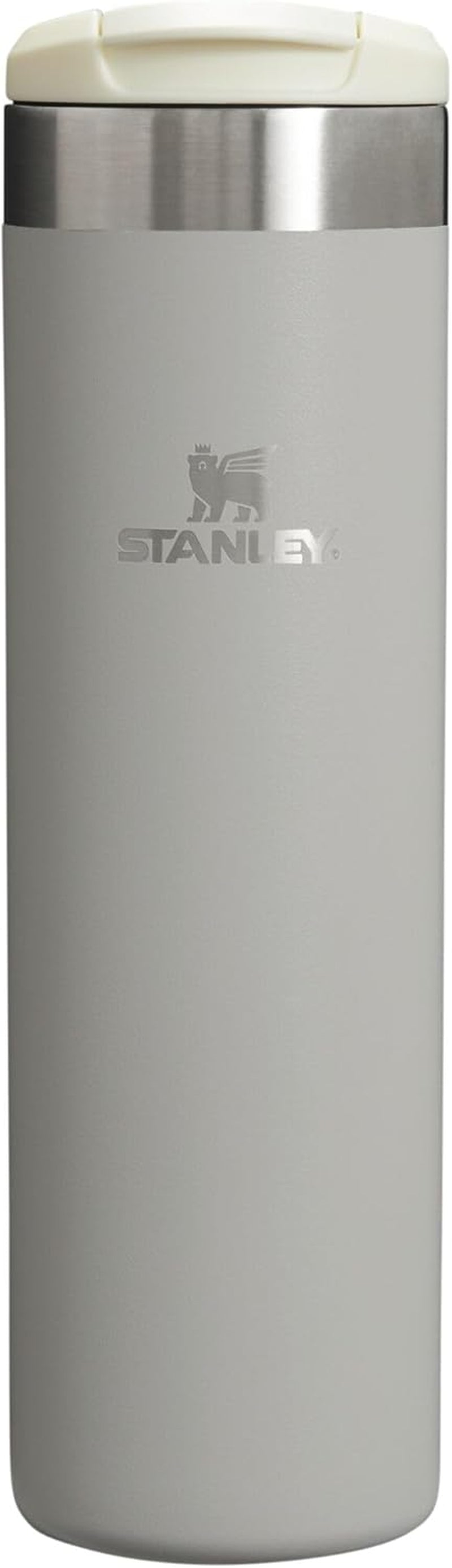 Stanley Aerolight Transit Bottle 20 Oz | Locking Drink through Lid | Leak Resistant Water Bottle or Coffee Travel Mug | Lightweight Insulated Stainless Steel | Bpa-Free | Ash