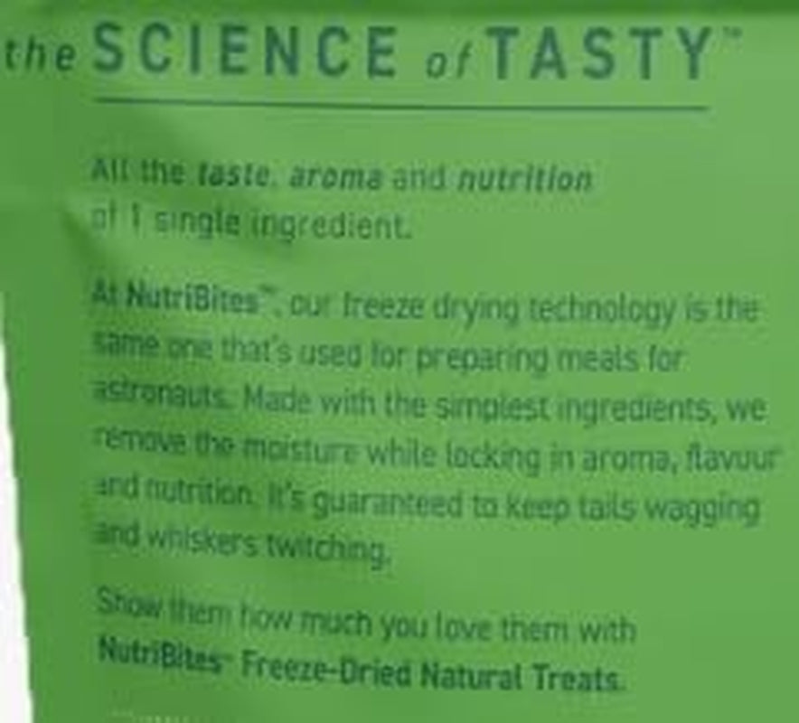 Nutri Bites Freeze Dried Beef Liver Dog & Cat Treats | Healthy Pet Training Treats or Food Topper | All Natural, Single Ingredient, High Protein | Premium Bulk Large Size Pack (27 OZ)