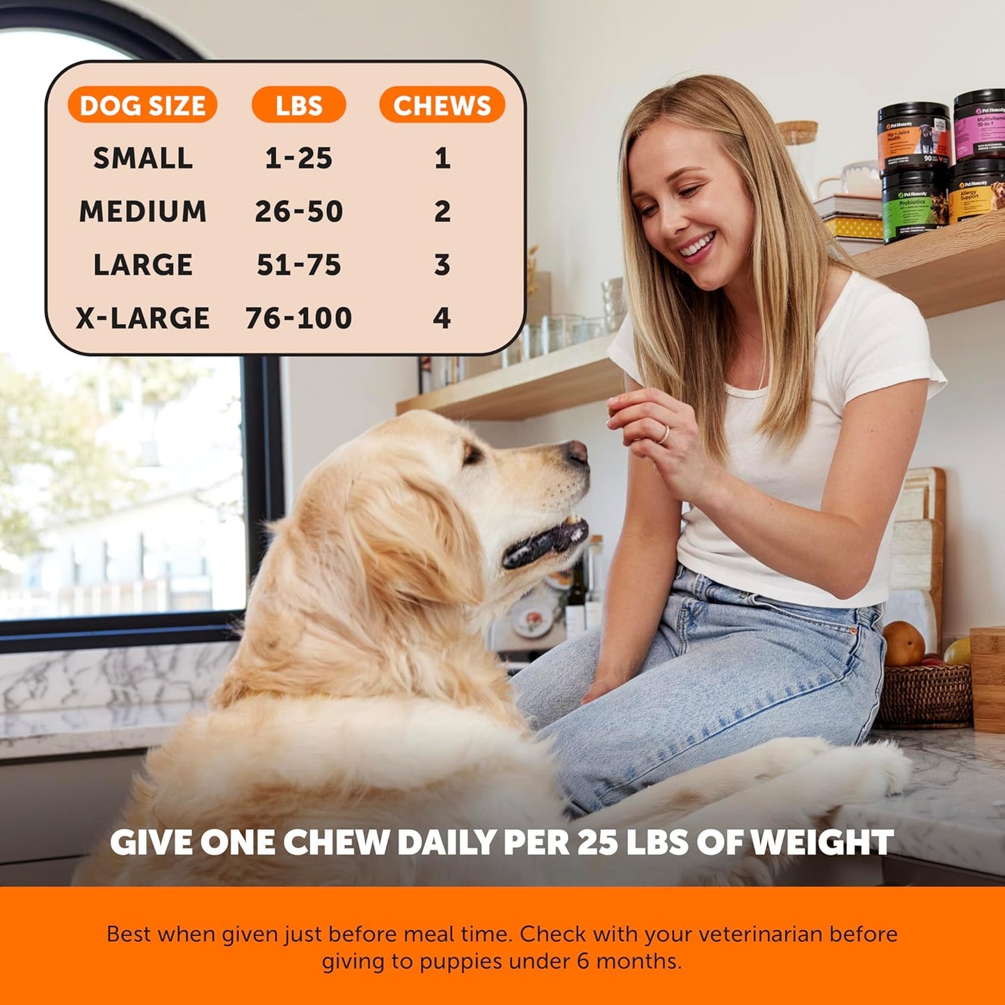 Senior Hemp Hip and Joint Supplement for Dogs - Glucosamine Chondroitin, MSM & Green Lipped Mussel - Relief for Joint Stiffness, Advanced Strength Mobility Support for Senior Dogs (Chicken, 90 Ct)
