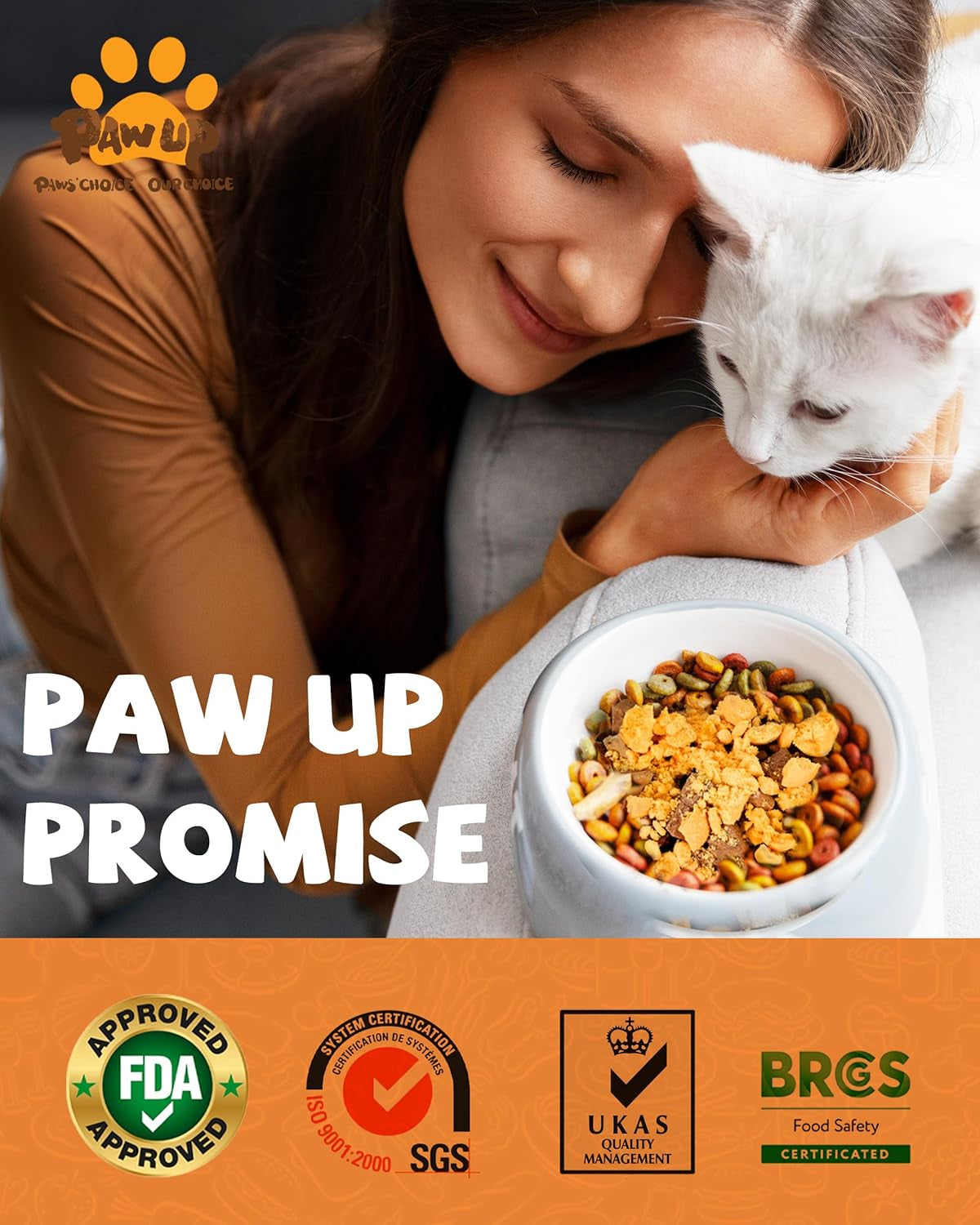 PAWUP Freeze Dried Quail Egg Yolk Pet Treats, Freeze-Dried Pet Food for Dogs, Cats, Pure Fresh Ingredient, 4.2 Oz, Rawhide Free, Gluten&Grain Free