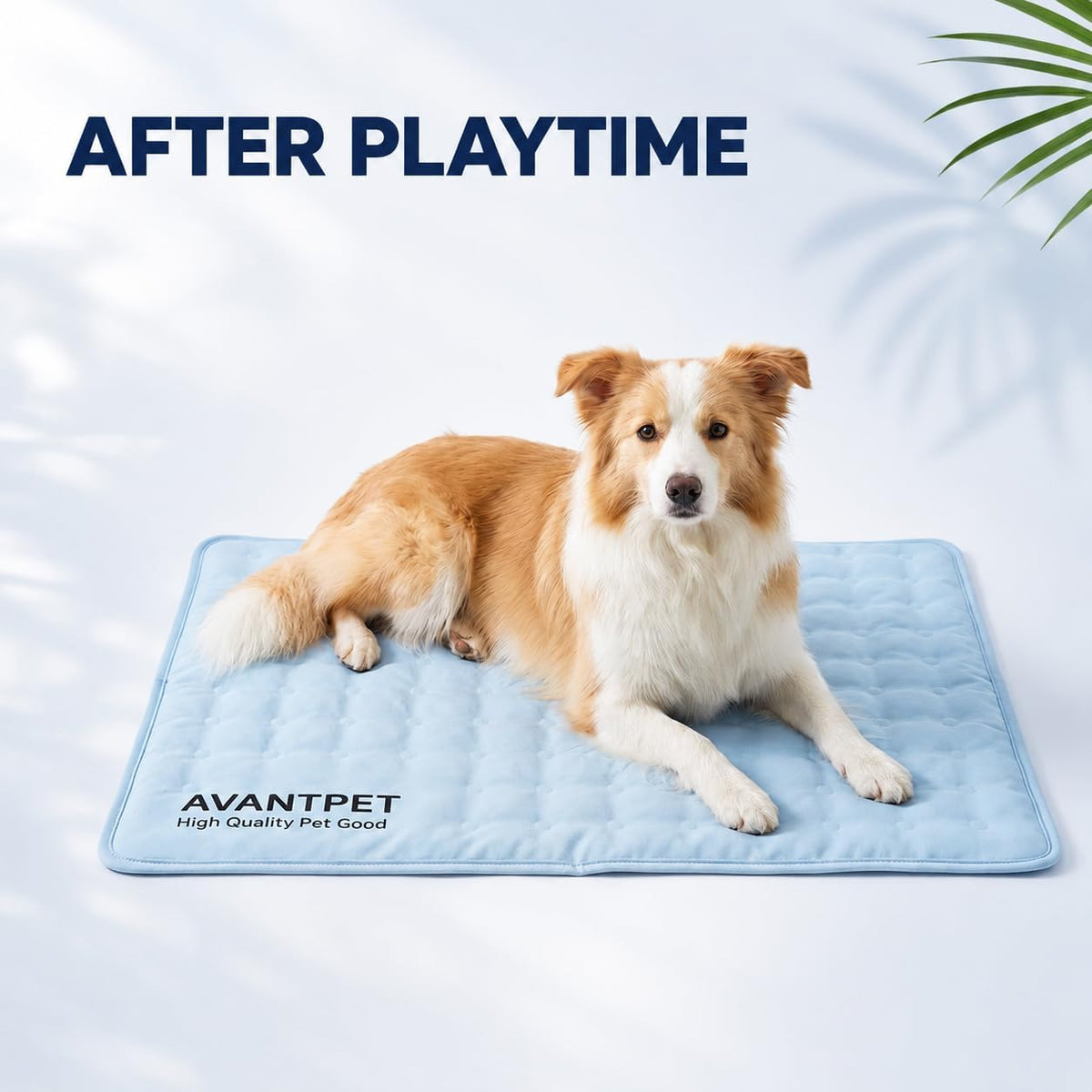 Non-Toxic Gel Cooling Mat for Dogs Medium 23.6X19.7 In, Light Grey