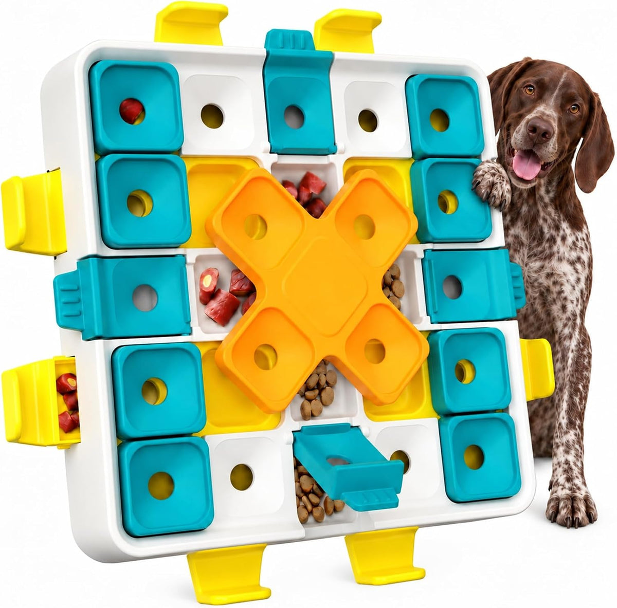 XL, 2-Levels, Advanced Dog Puzzle Toy, Brain Games for Smart Dogs
