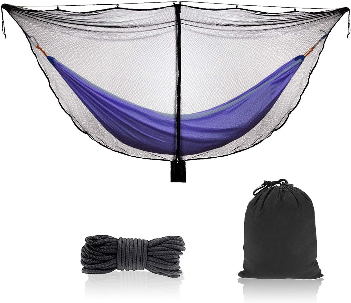 TOBWOLF Camping Hammock Net, Outdoor Mosquito Net with 360° Protection