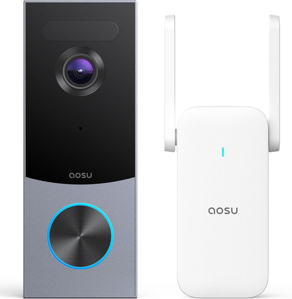 Aosu 5MP Ultra HD Wireless & Wired Video Doorbell Camera