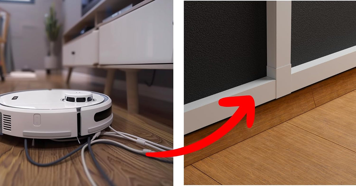 A+ ELECTRIC Cord Cover Full Kit, 26Ft/315In Self-Adhesive Cable Raceway, 20 Snap-On Channels, Wire Hider for TV, HDMI & Speaker Cables, Includes Connectors & Corners, Paintable Cable Management, White
