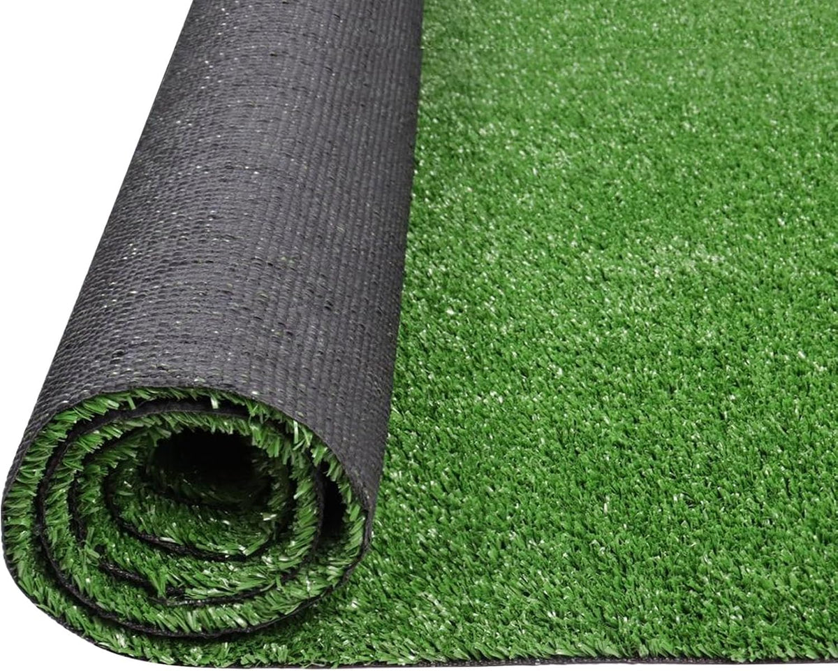 Artificial Grass Door Mat Lawn Pet Turf 6' X 10', Synthetic Faux Grass Carpet with Drainage Holes, 0.4"" Pile, Customized Fake Turf Rug for Entryway Garden Backyard Patio Balcony