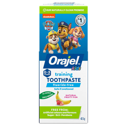 Orajel Naturals PAW Patrol Kids Toothpaste, Fruity Flavor, 1.5 Oz