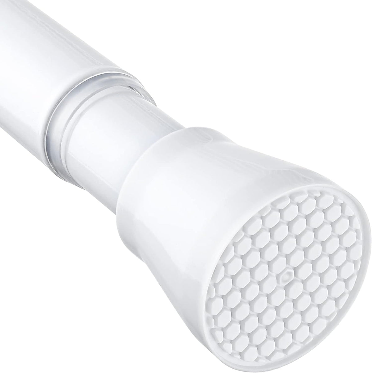 MEXAU Tension Curtain Rod for Windows 28 to 48 Inch, White