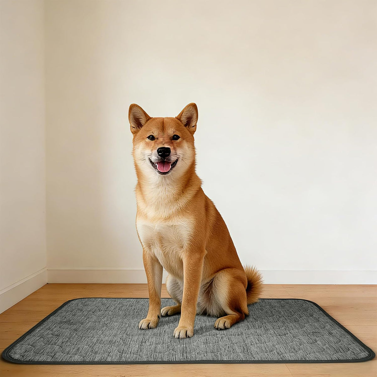 Dog Cooling Mat,60''X40'' Pet Cooling Mat for Floor, Breathable Gel-Free