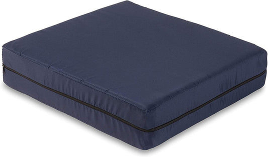 DMI Seat and Chair Cushion for Office Chairs, Wheelchairs, Scooters, Kitchen Chairs or Car Seats, for Support and Height While Reducing Stress on Back, Tailbone or Sciatica, 4 In