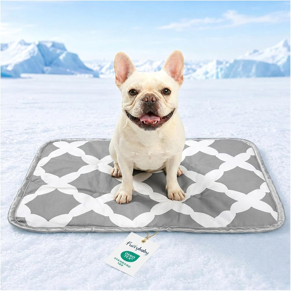 Furrybaby Cooling Mat for Dogs,Stylish Patterns,Self Cooling Indoor Outdoor