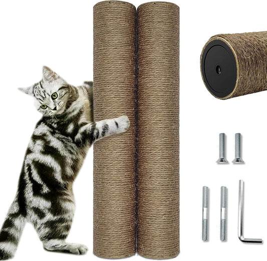 2PCS Cat Scratching Post Replacement, 15.7In M8 Cat Tree Replacement Parts