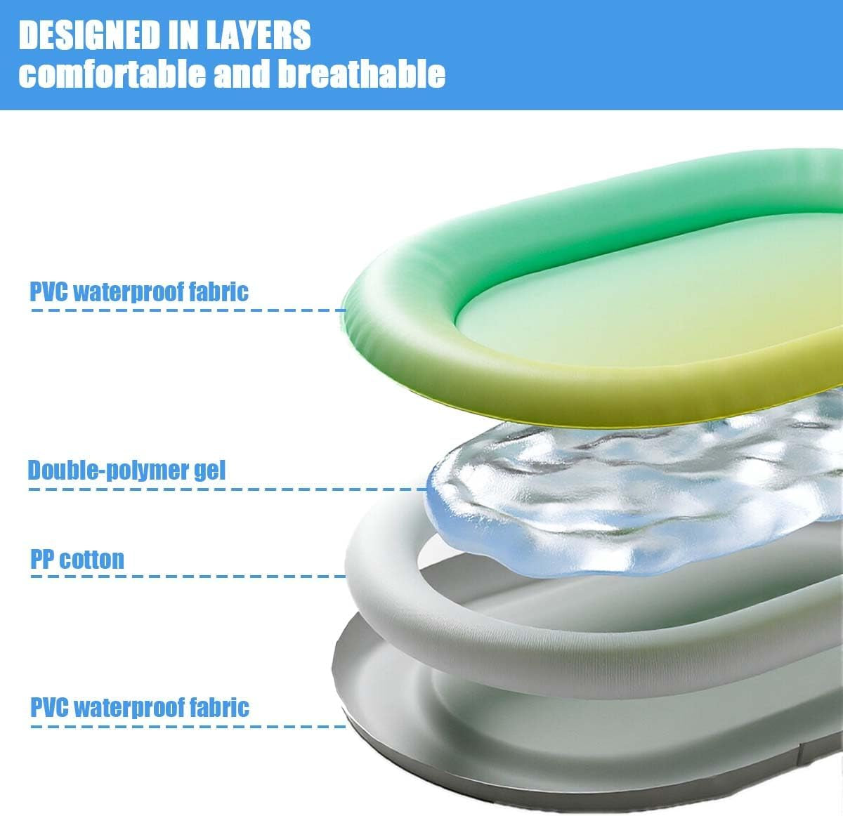 Cooling Pet Bed for Cats & Dogs,Waterproof & Scratch-Resistant Summer Sleep Pad (Medium for Cats)