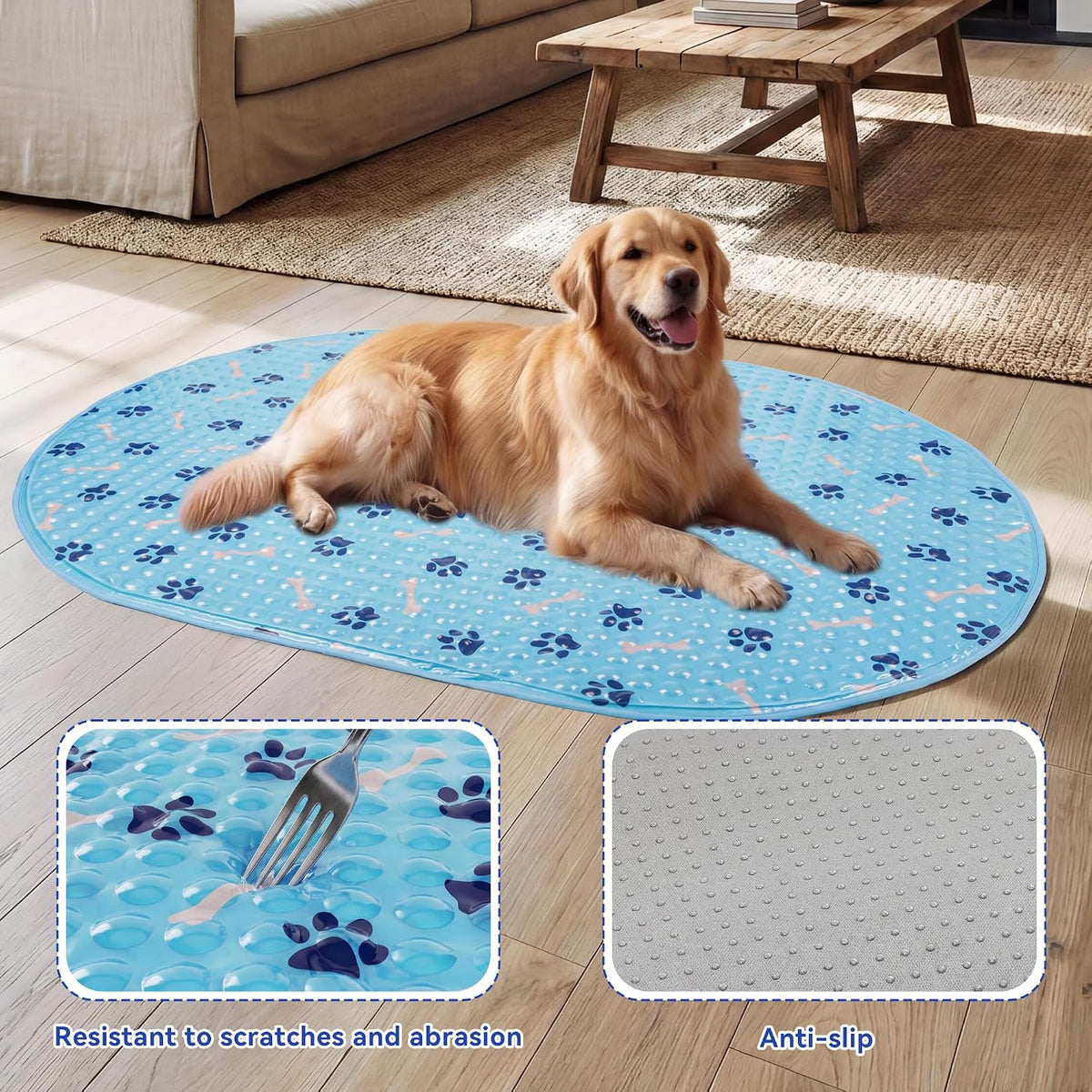 Cooling Mat for Dogs, Gel Dog Cooling Mat Pet Pad for Cats, Crates & Beds