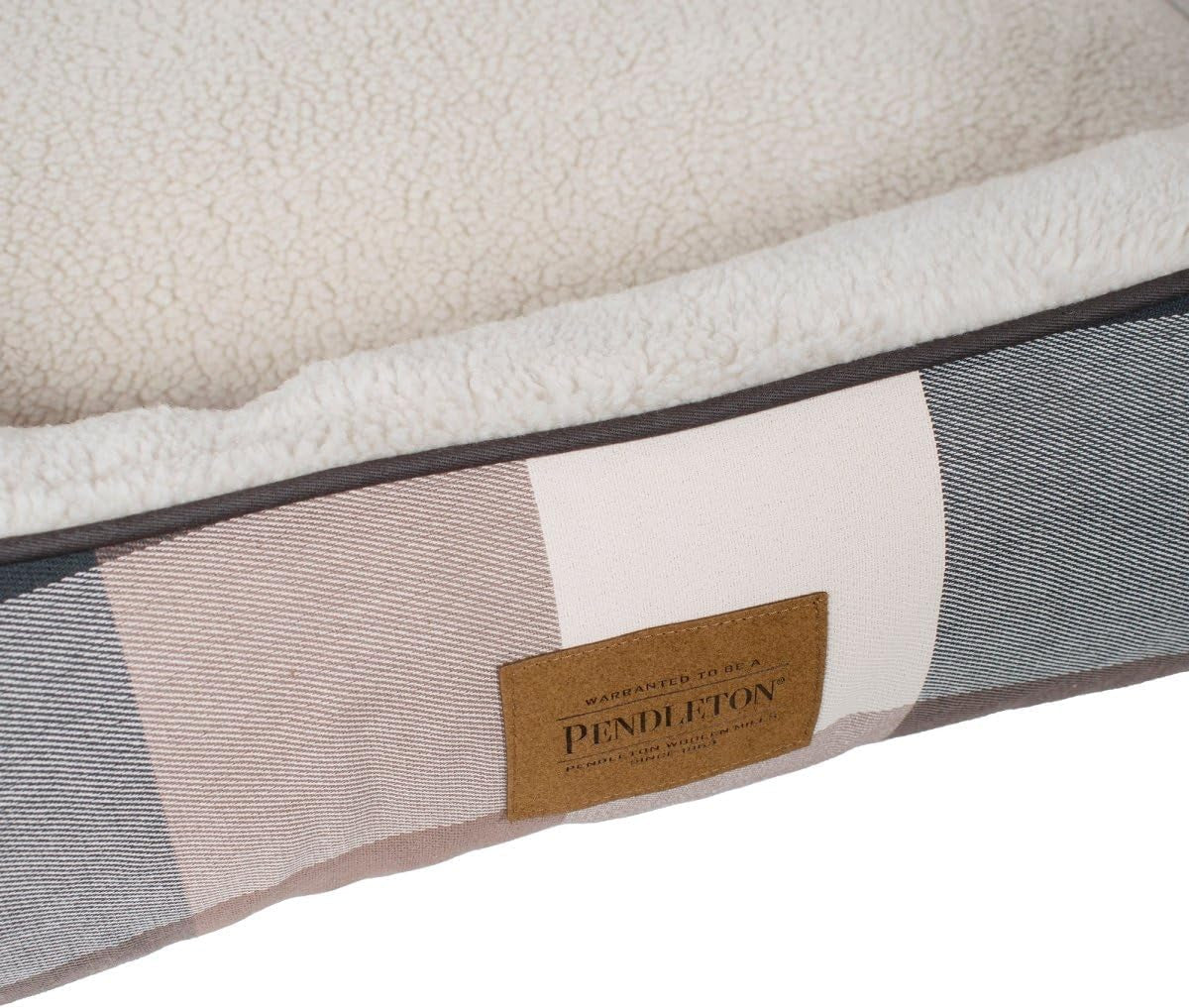 Pendleton Cotton Kuddler Dog Bed, Sherpa Interior (X-Large)