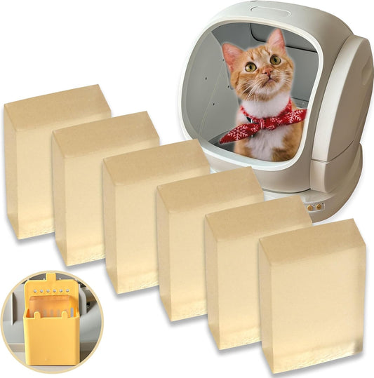 6 Pack Pet Odor Eliminator for Meowant Automatic Cat Litter Box