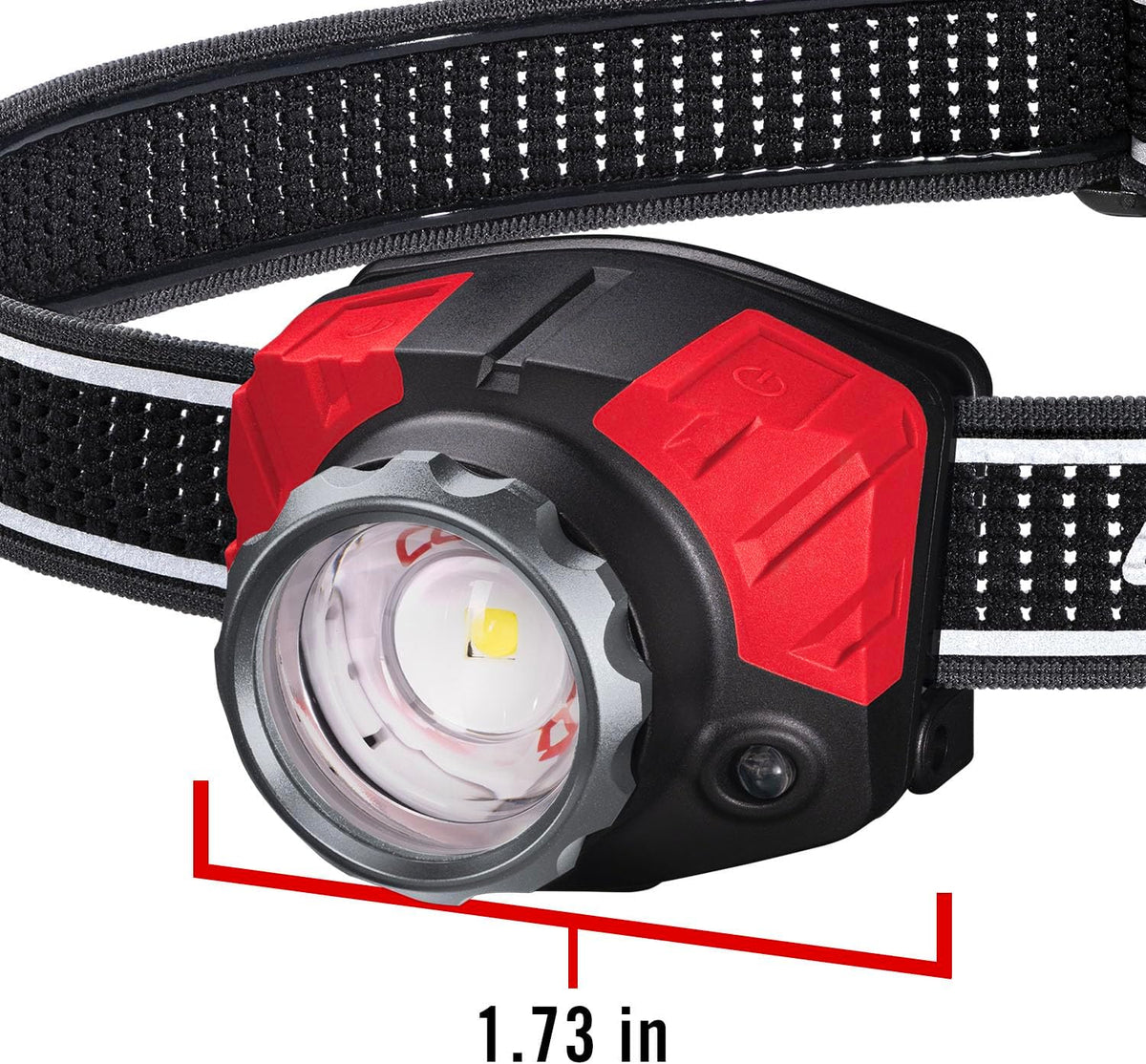 Coast® FL85R 1000 Lumen Tri-Color (White/Red/Green) Focusing Rechargeable LED Headlamp, Built-In Rechargeable Battery