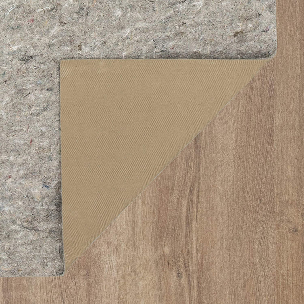 Mohawk Home Non Slip Rug Pad 6' X 9'- 1/4" Thick Felt + Latex Rubber Gripper - Dual Surface Cushion for Hardwood, Carpet, Tile Floors, Made in USA