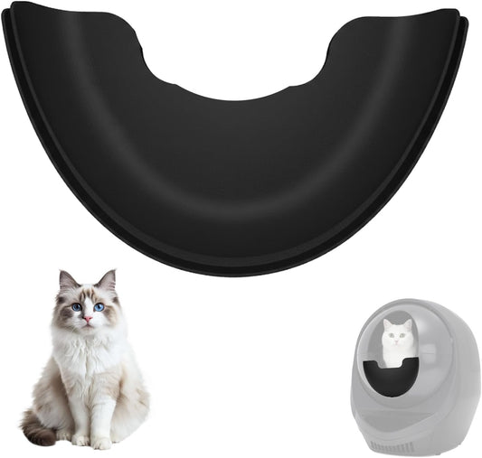 Heavy Duty Anti-Spill Gate and Splash Guard, Litter Containment Shield for Large Cats, Tool-Free Installation, Compatible with Automatic Litter Box 3Rd Generation