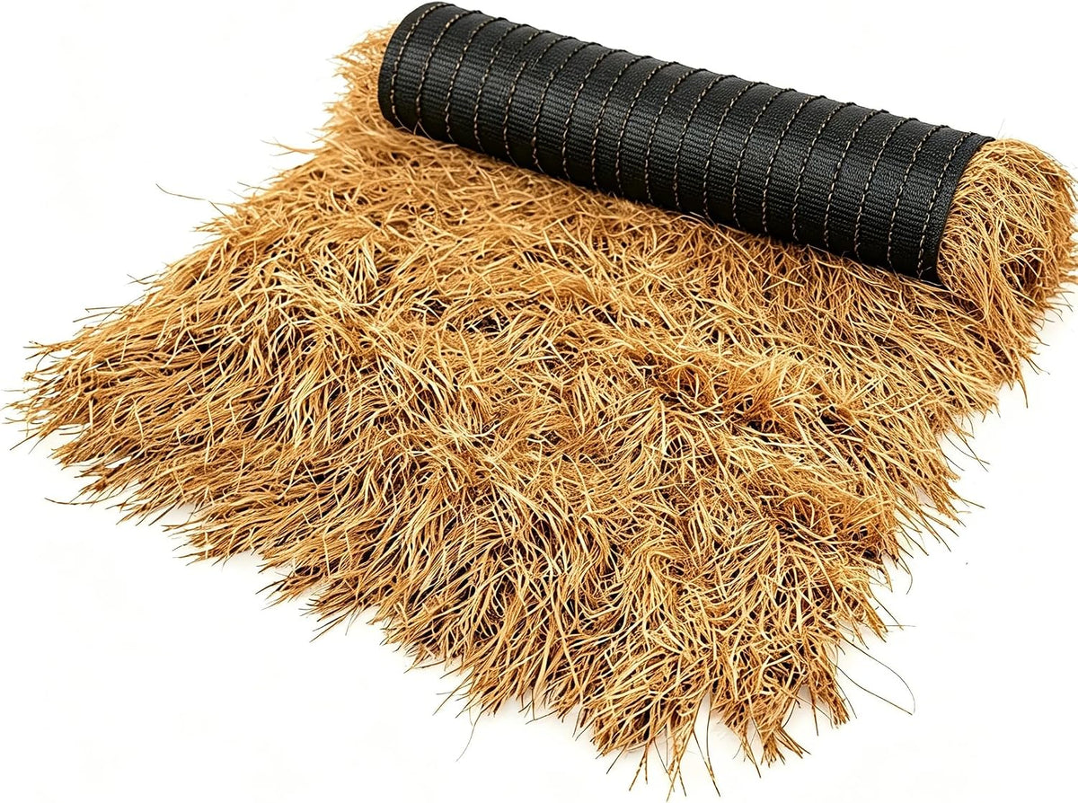 XLX TURF Synthetic Thatch Grass Roof for Tiki Hut Fall Western Party Decor