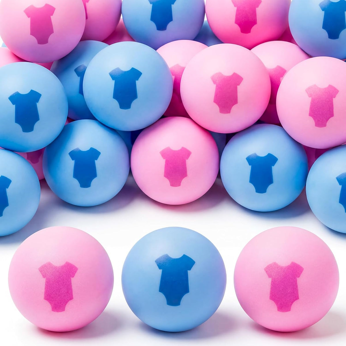 Skylety 24 Pcs Table Tennis Balls Bulk Gender Reveal