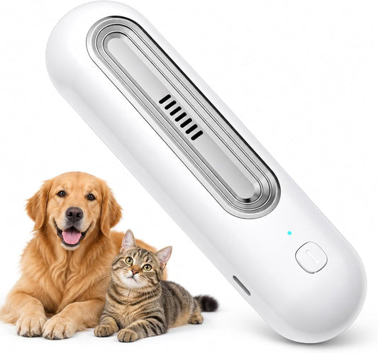 Ozofreshen Pet Odor Eliminator, Rechargeable Portable Deodorizer for Pets for Cats, Dual Modes with Filter-Free Design for Litter Boxes, Friger, Bedrooms and Small Spaces