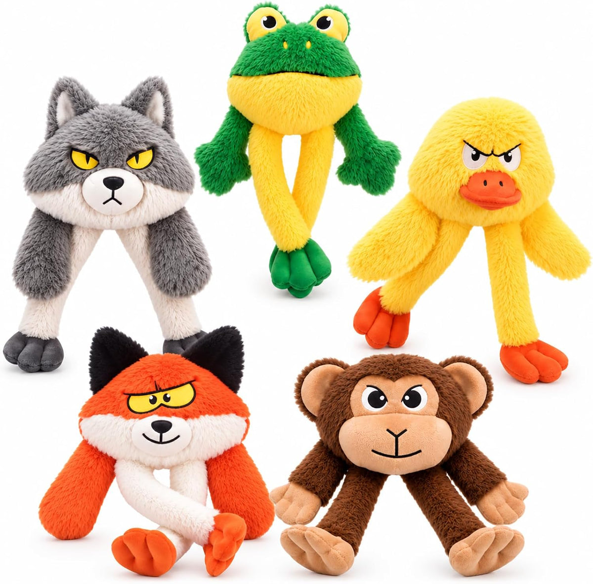 Squeaky Dog Toys for Large Dogs Stuffed Dog Toy Bundle Small Puppy Chew Toy