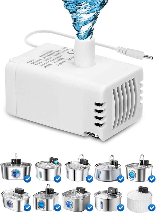 JY-YB200 Cat Water Fountain Pump, Ultra Quiet Replacement Submersible