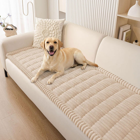 Smiry Couch Cover for Dogs, Non Slip Washable Sofa Protector for Pets