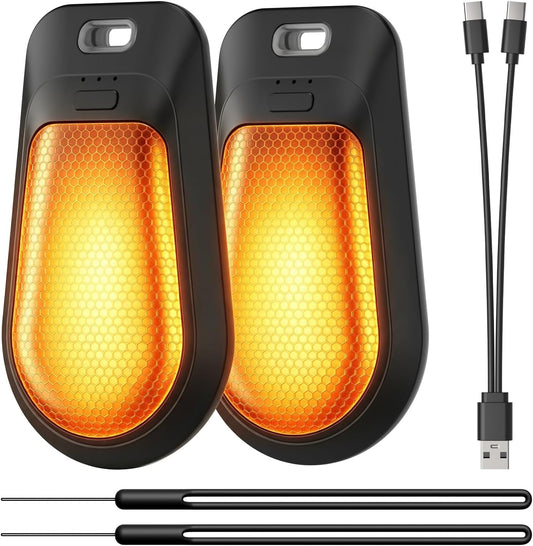 Hand Warmers Rechargeable 2-Pack, Electric Portable Pocket Heater