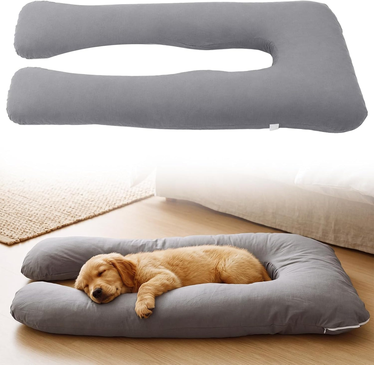 Mifoci Dog Sleeping Pillow for Large & Medium Dogs Calming Body Pillow