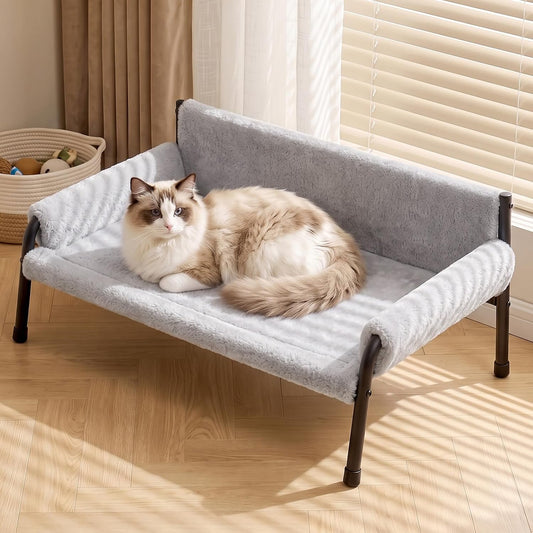 Vavopaw Elevated Cat Couch Bed, Cat Sofa Chair for Indoor Cats up to 60 Lbs