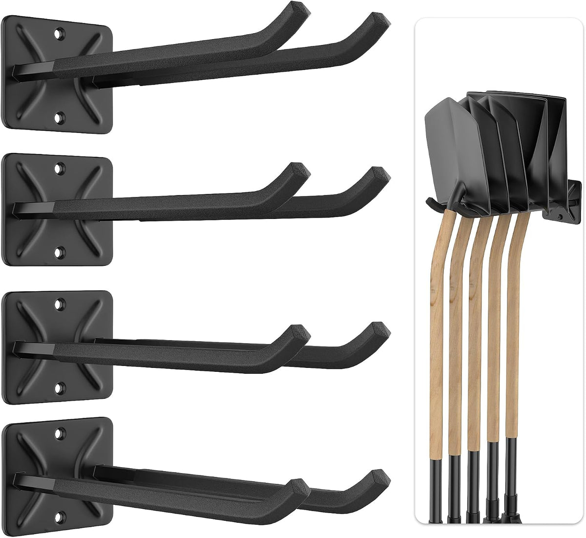 Ultrawall Garage Storage Hooks, Heavy Duty Steel Tool Organizer