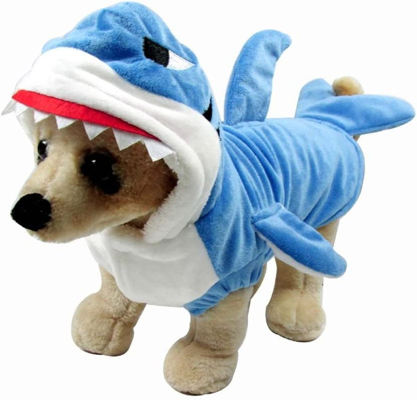 Funny Dog Cat Shark Costumes,Adorable Pet Halloween Christmas Cosplay Dress