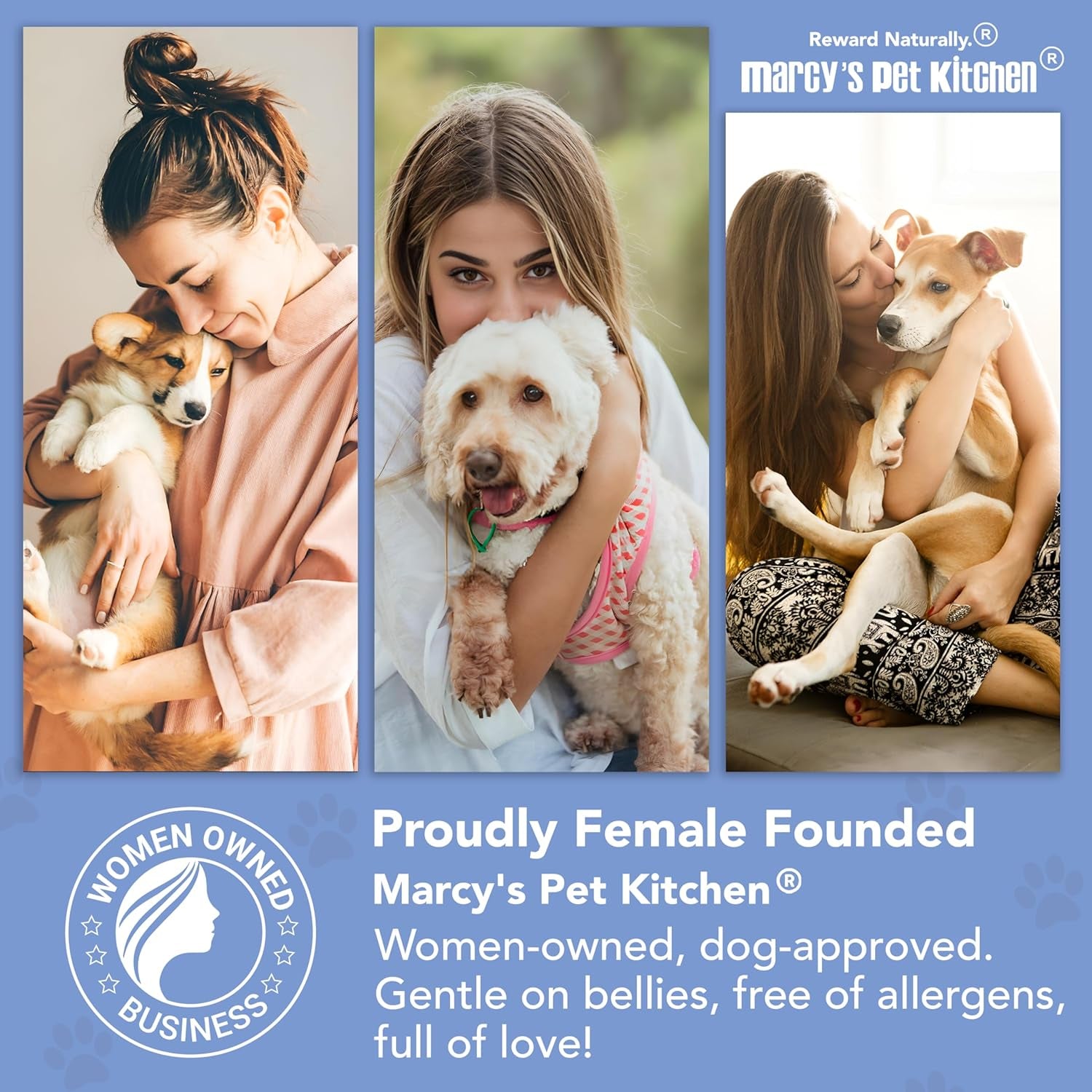 Marcy'S Pet Kitchen-Diabetic- All Natural, Crunchy, Peanut Butter Dog Treats - Vet Approved- No Preservatives-Vegan, Gluten Free, Human Grade - Crunchy-Made in the USA, Healthy Peanut Butter Treats