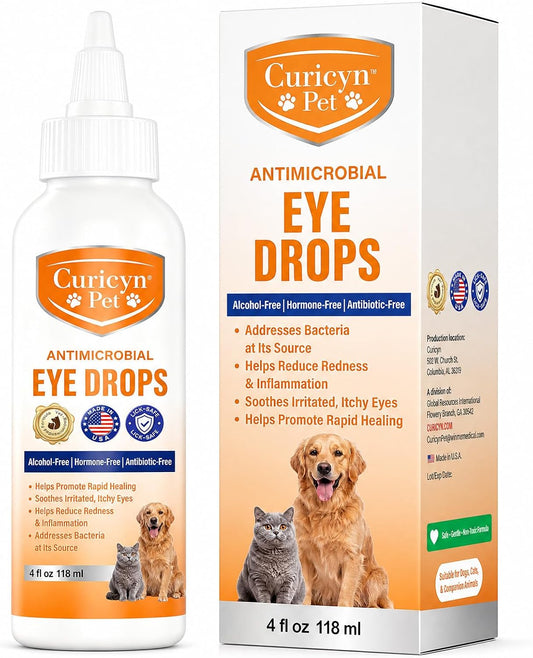 Dog & Cat Eye Wash, Tear Stain Remover, Daily Care