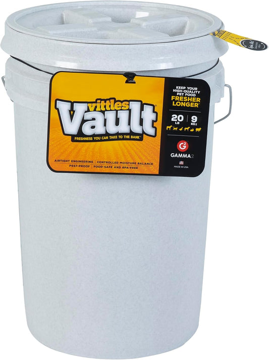 Gamma2 Vittles Vault Dog Food Storage Container, Dry Pet Food, 20 Pounds