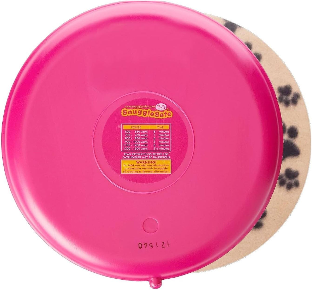 Snugglesafe Microwave Pet Heating Disc, Heating Pad for Kittens & Cats