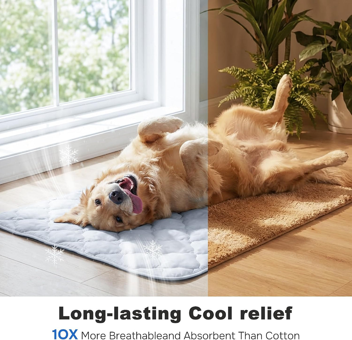ZOMISIA Cooling Dog Mat Extra Large, Q-Max>0.5 XL Thin Breathable Cold Crate Pad for Pet, Portable Washable Kennel Bed for Summer Active Dog with Chill Soothing Fabric to Rapid Cooling, 41X27, Grey